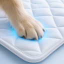 Cooling gel surface close-up