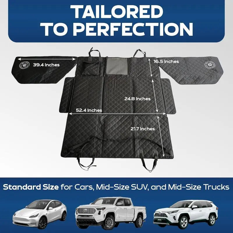 Hard Bottom Dog Backseat Cover™ Kivori