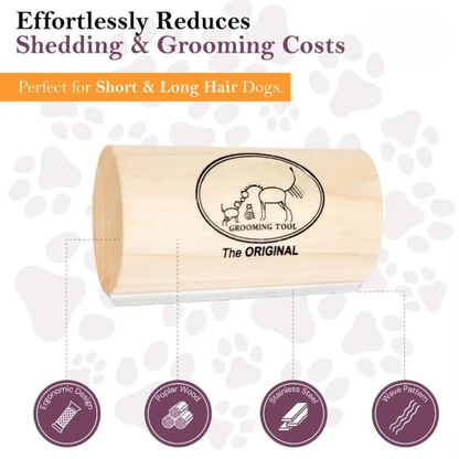 Pet DeShedding Brush - the GroomPro Kivori