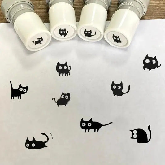 Self-Inking Mini Cat Stamps Kivori