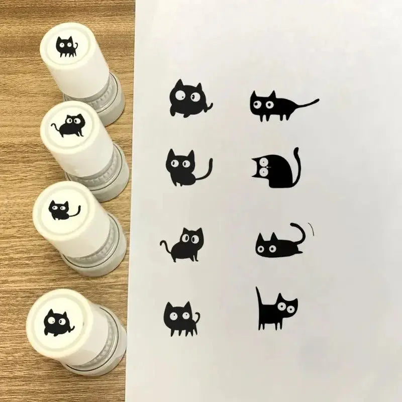 Self-Inking Mini Cat Stamps Kivori
