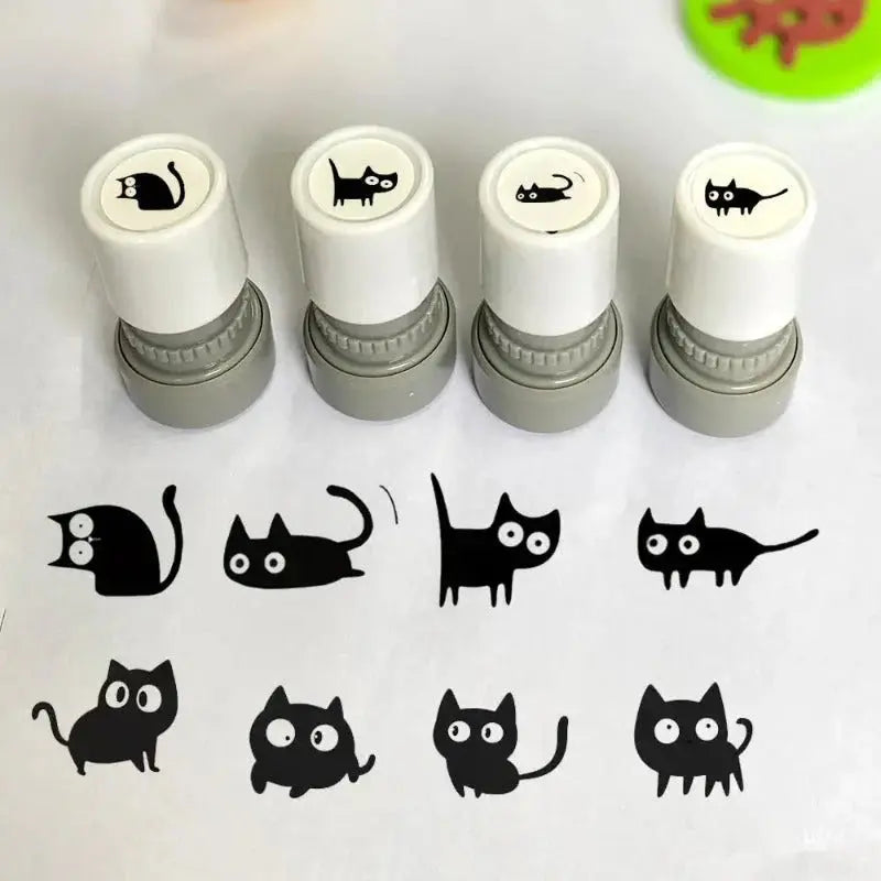 Self-Inking Mini Cat Stamps Kivori