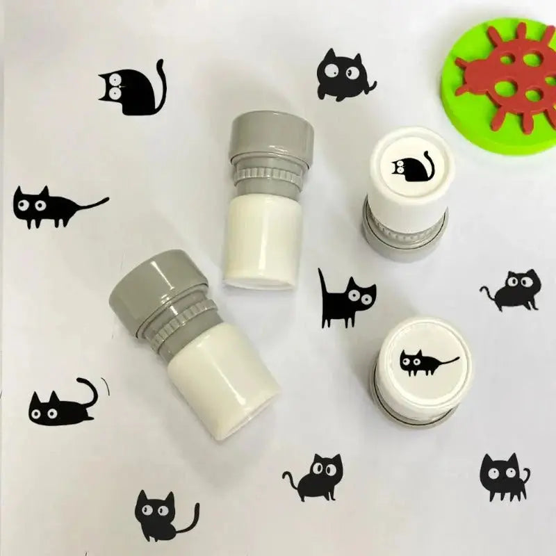 Self-Inking Mini Cat Stamps Kivori
