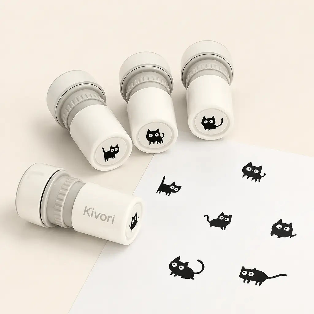 Mini Cat Stamps — Kivori studio